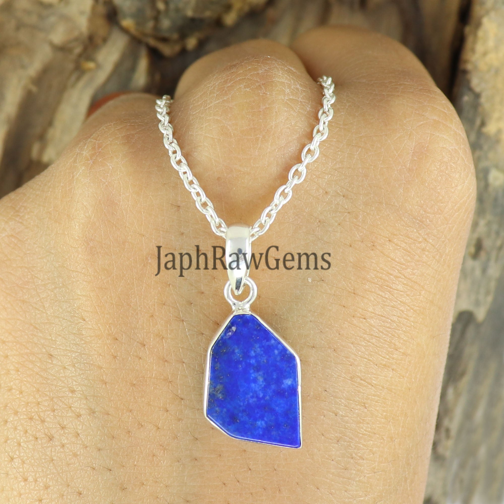 Raw Lapis Lazuli Pendnat