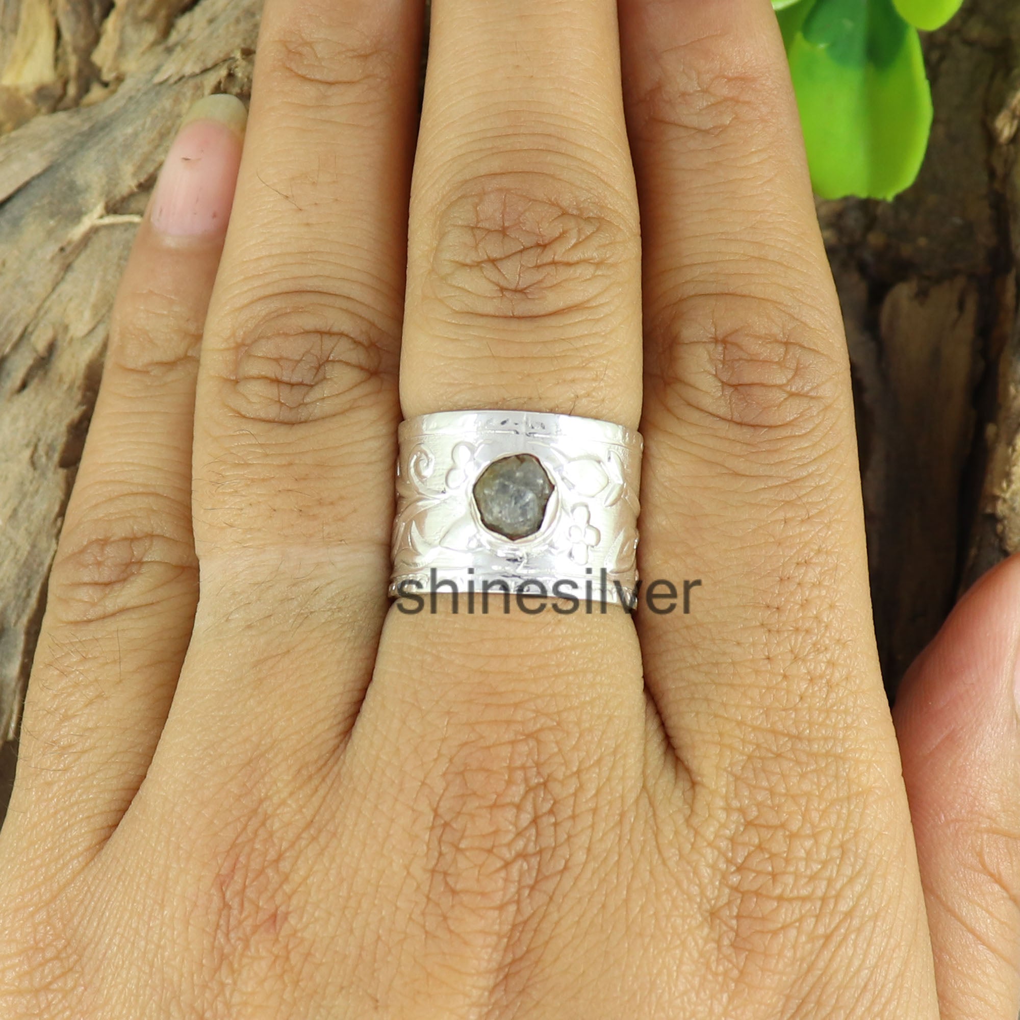 Diamond Thumb Ring