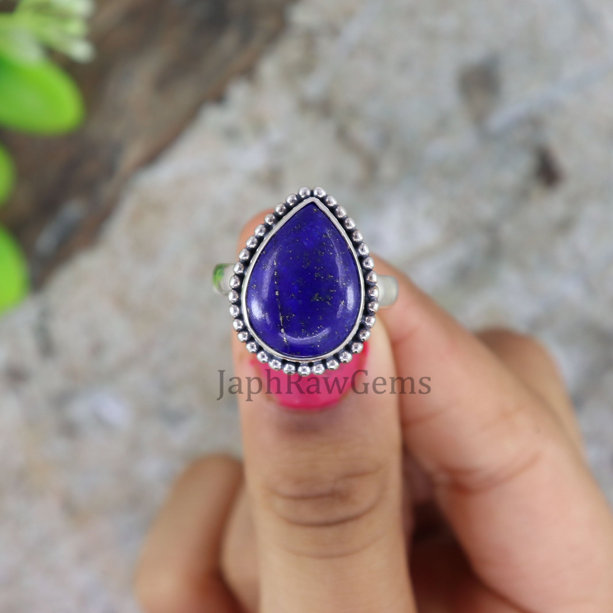 Lapis Lazuli Silver Ring