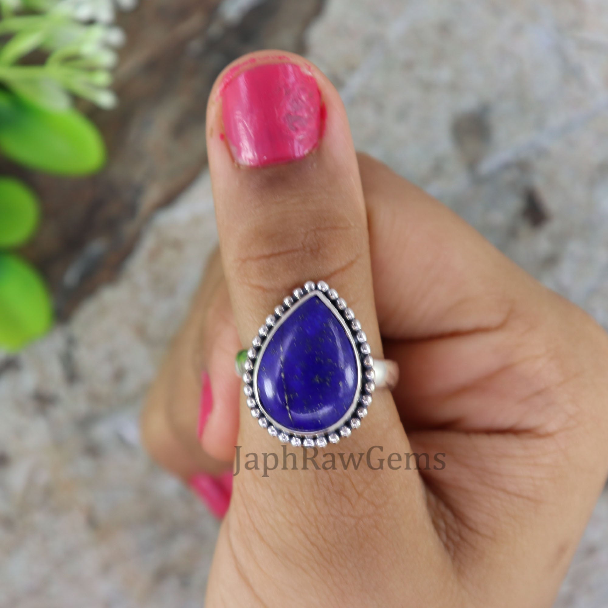 Lapis Lazuli Silver Ring