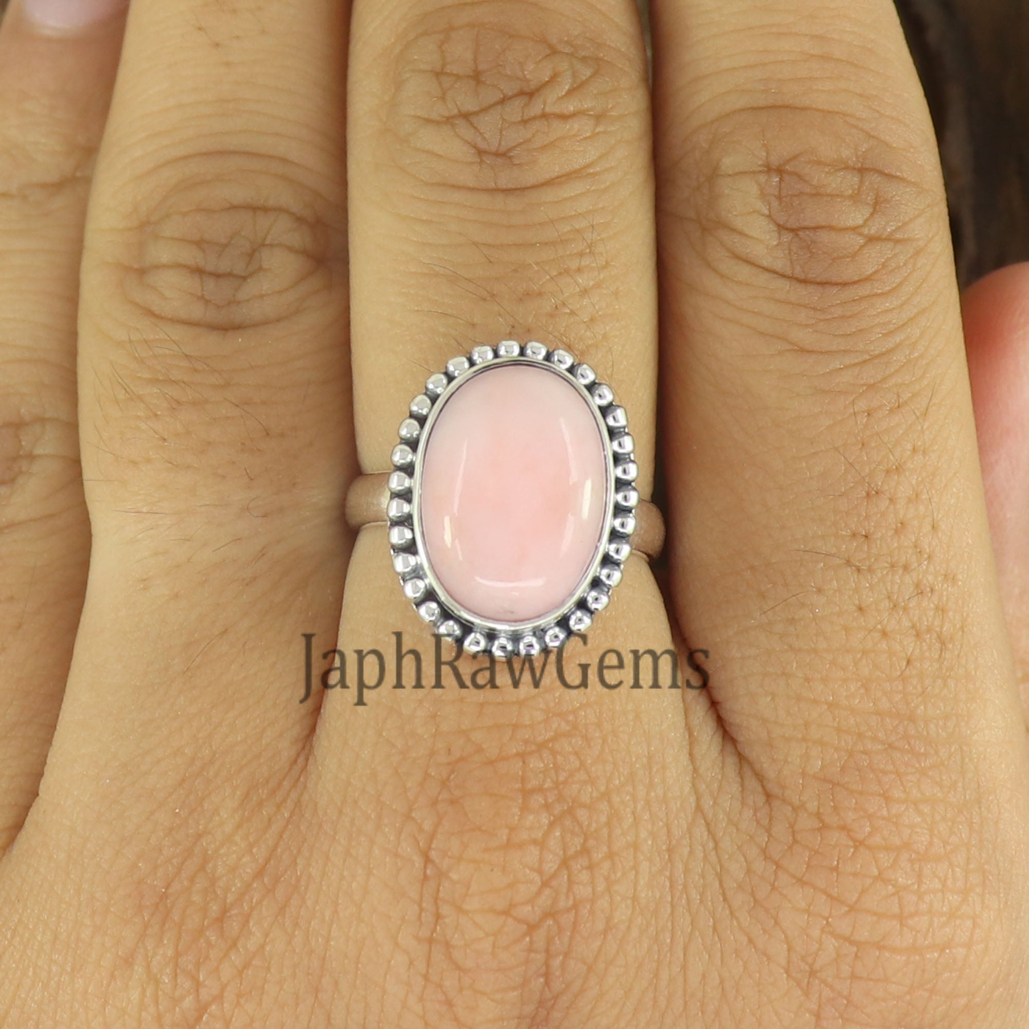 Pink Opal Ring