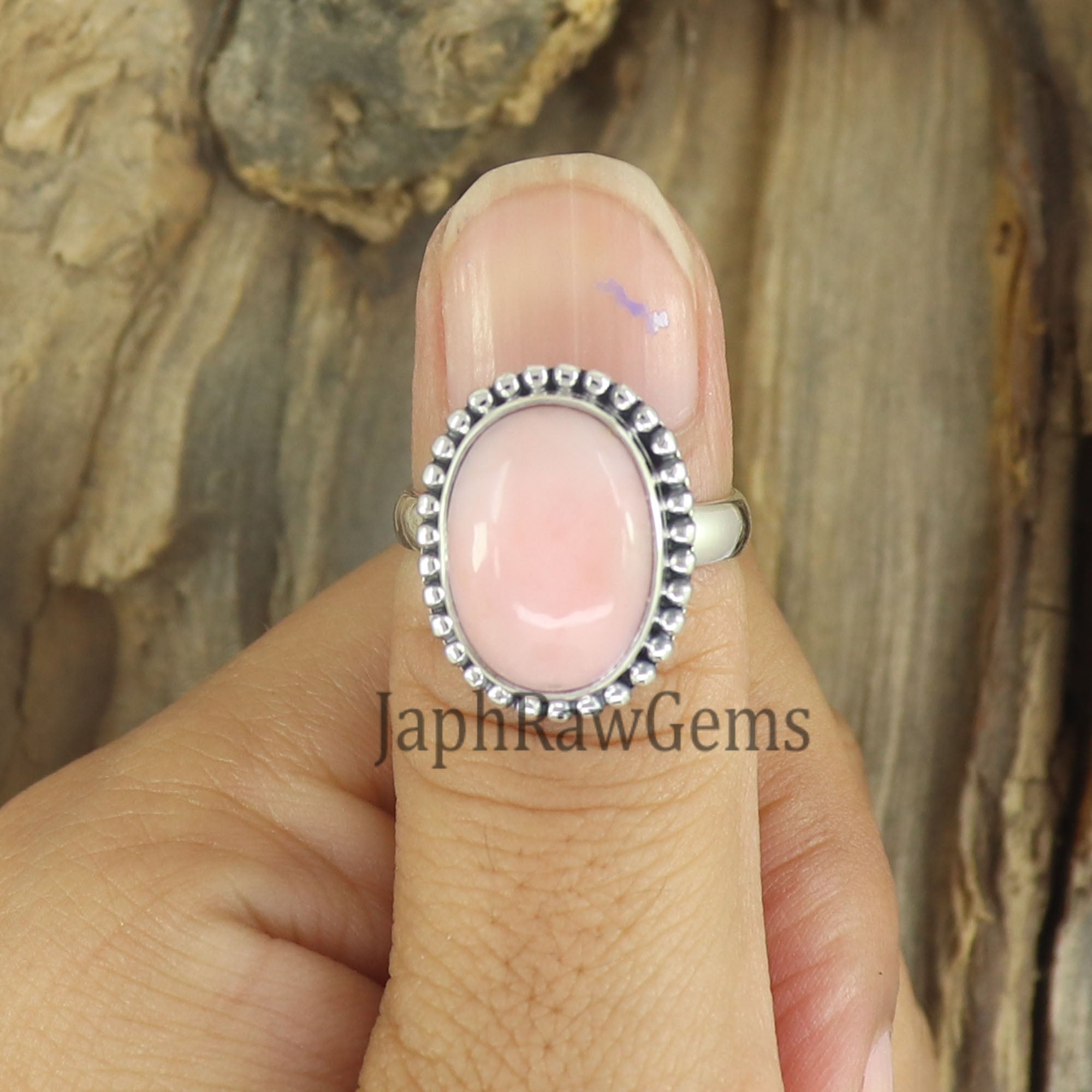 Pink Opal Ring