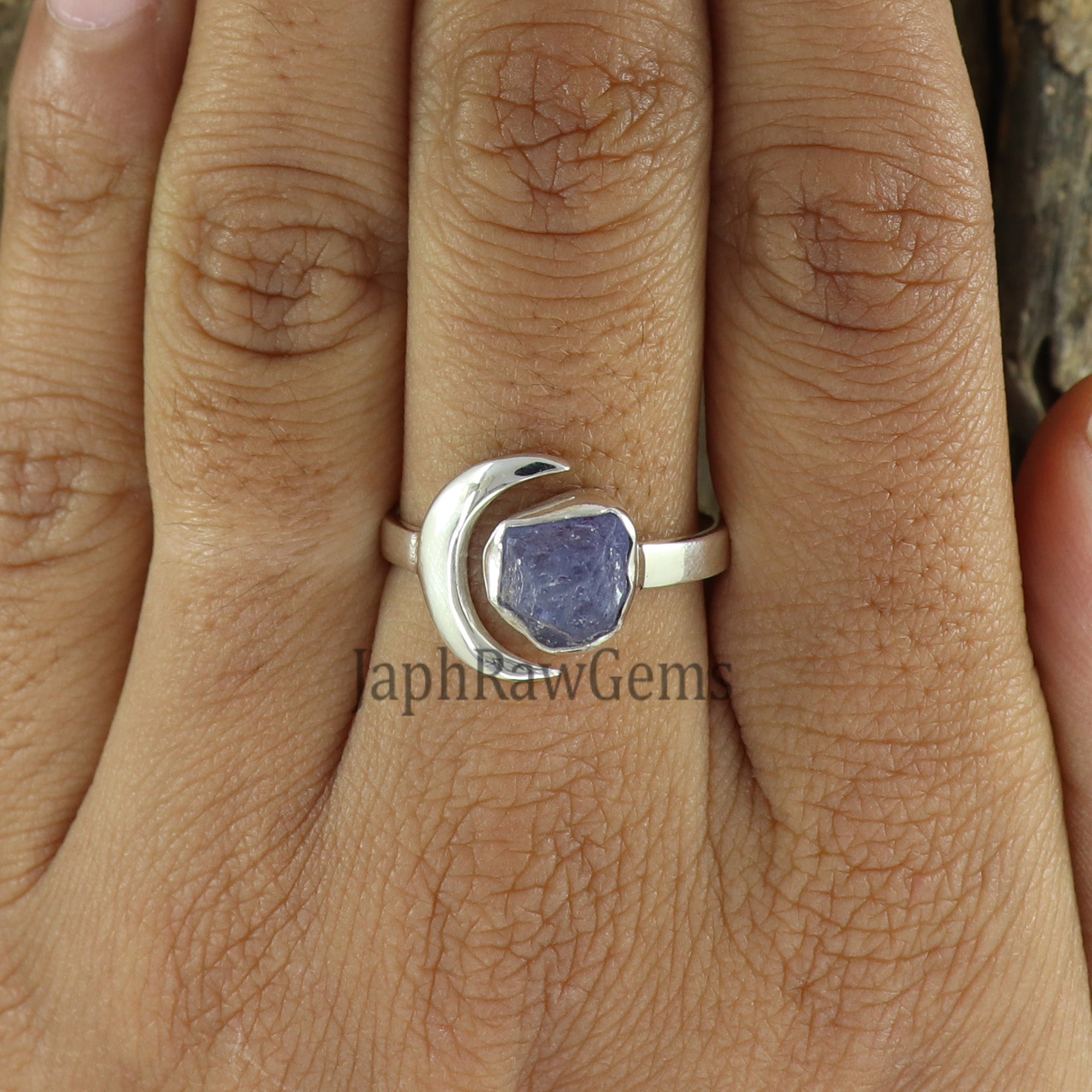 Raw Tanzanite Ring