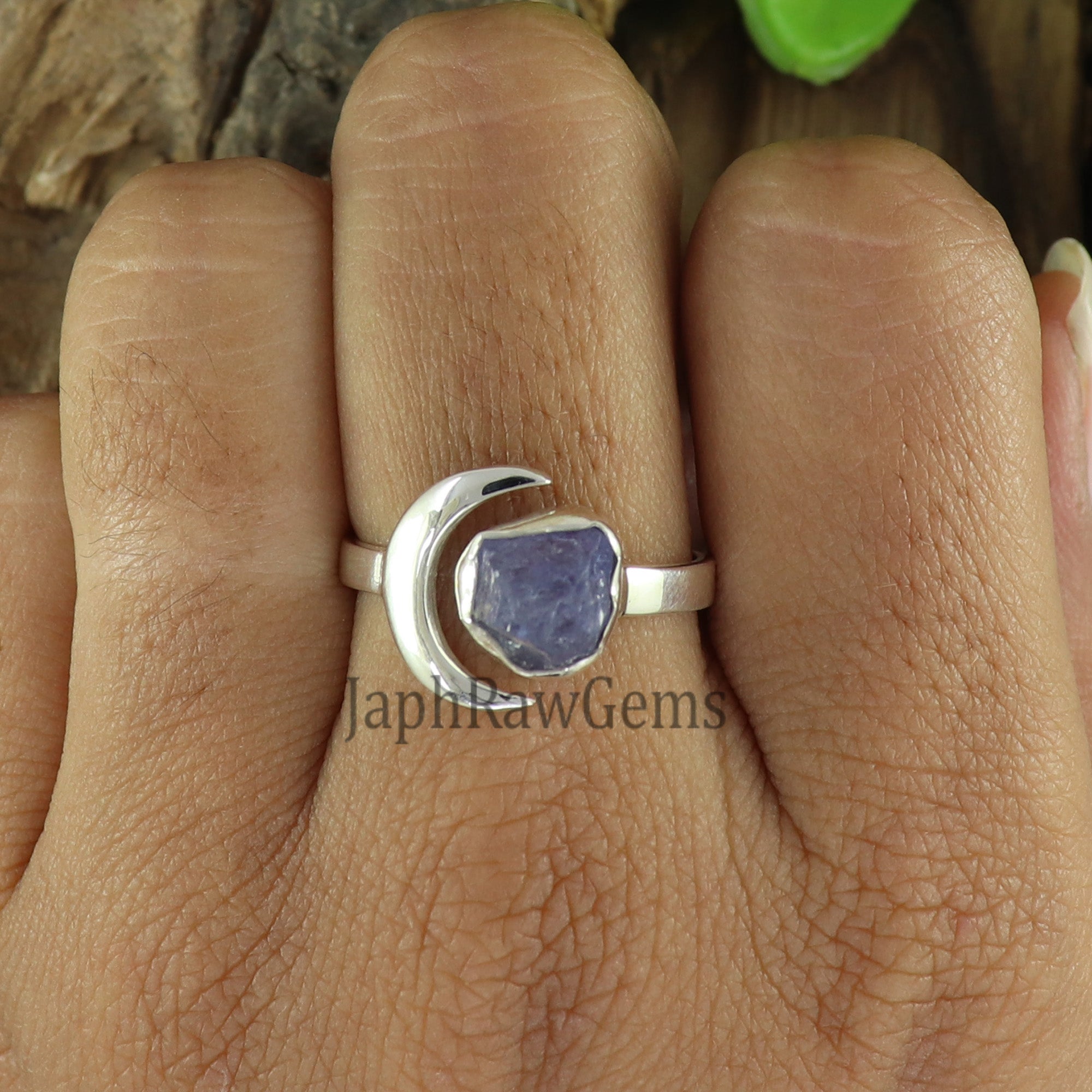 Raw Tanzanite Ring