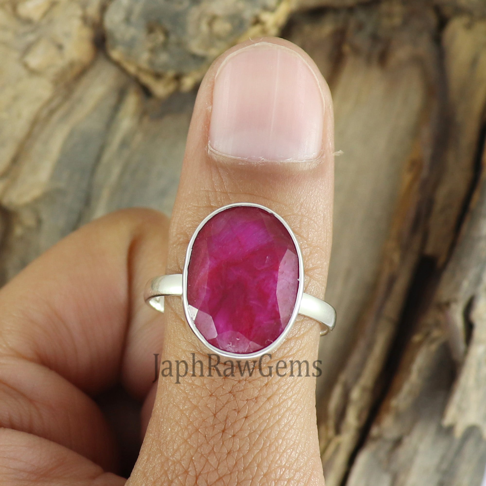 Raw Ruby Ring