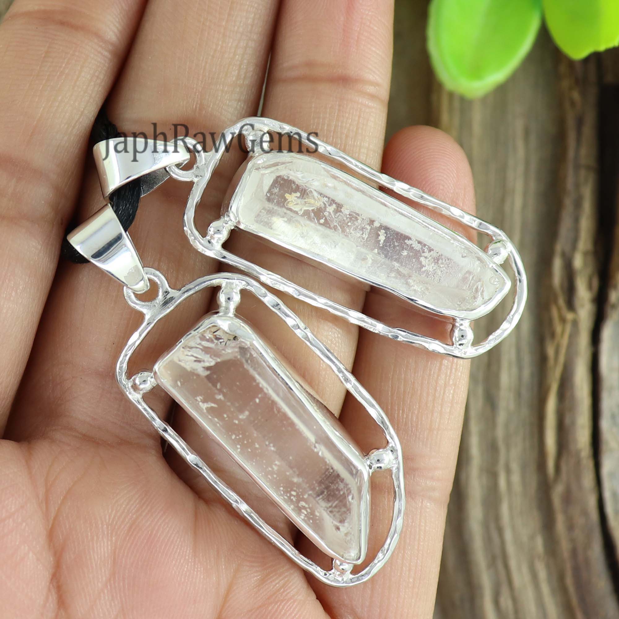 Raw Clear Quartz  Pendant