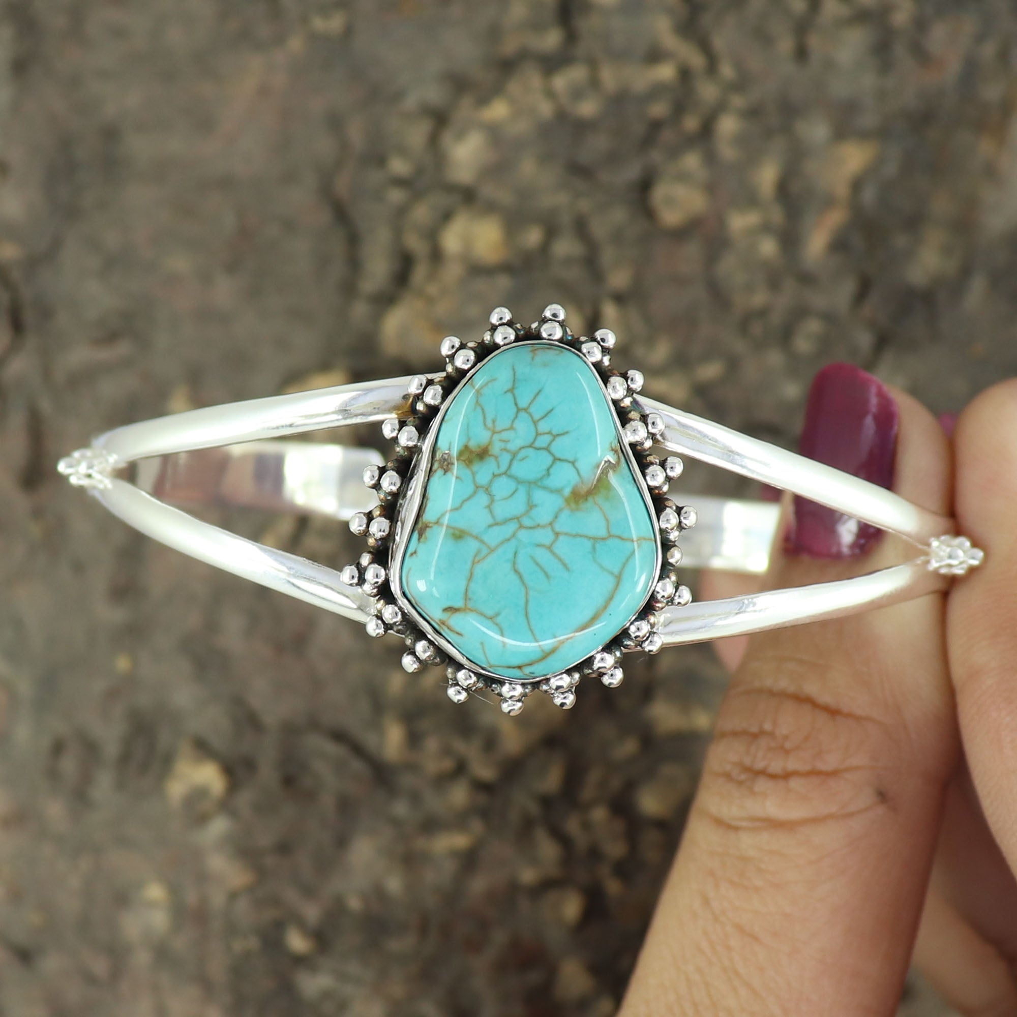 Raw Turquoise Bracelet